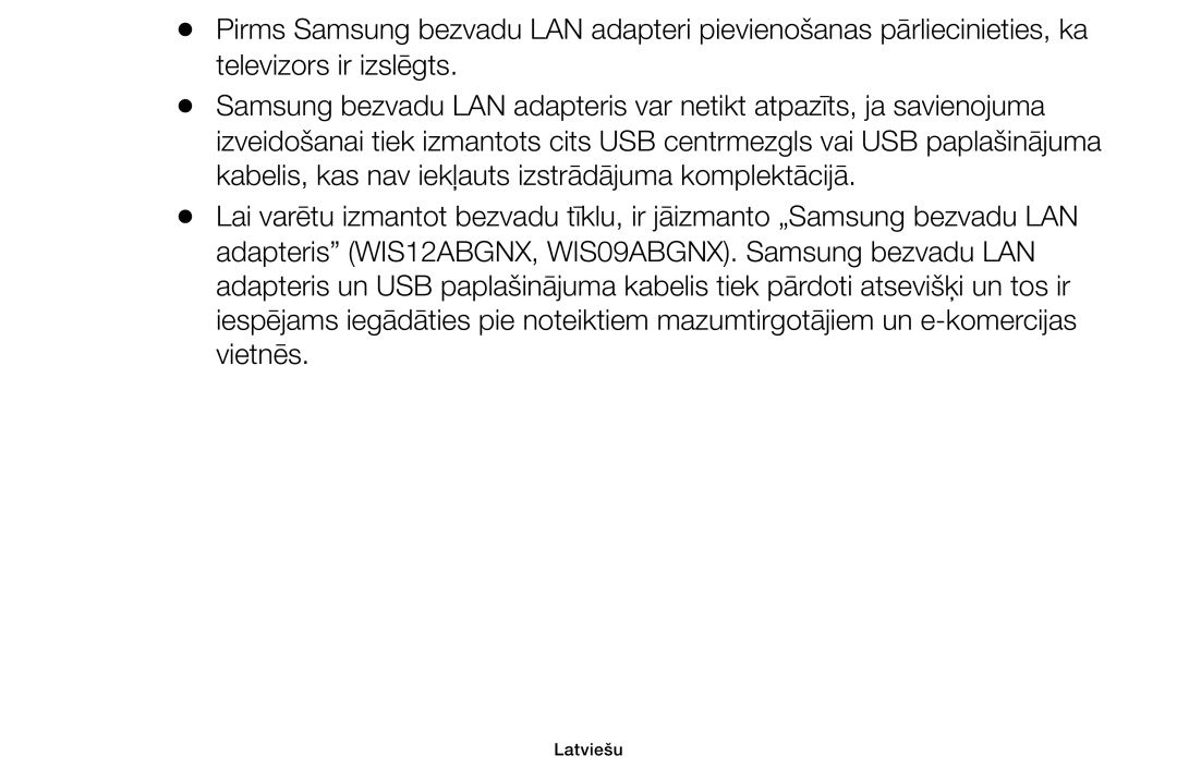 Samsung UE55F6100AWXBT, UE60F6170SSXZG, UE22F5000AWXBT, UE19F4000AWXBT, UE28F4000AWXBT, UE32F6100AWXBT, UE40F6100AWXBT Latviešu 