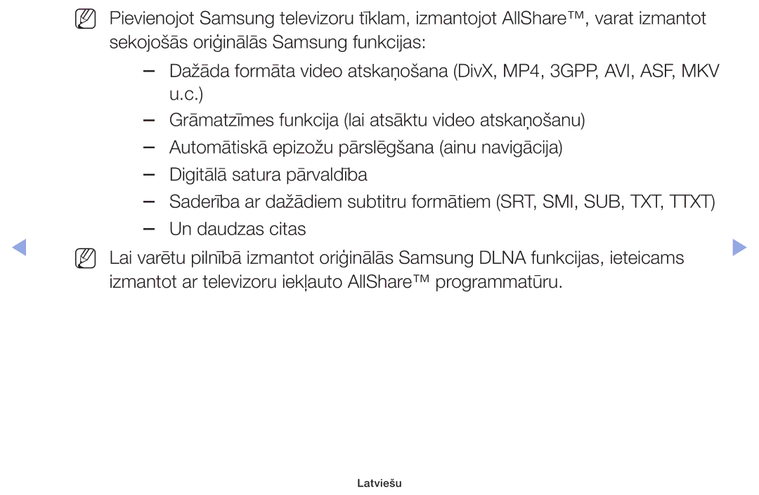 Samsung UE60F6170SSXZG, UE22F5000AWXBT, UE19F4000AWXBT, UE55F6100AWXBT, UE28F4000AWXBT, UE32F6100AWXBT, UE40F6100AWXBT Latviešu 