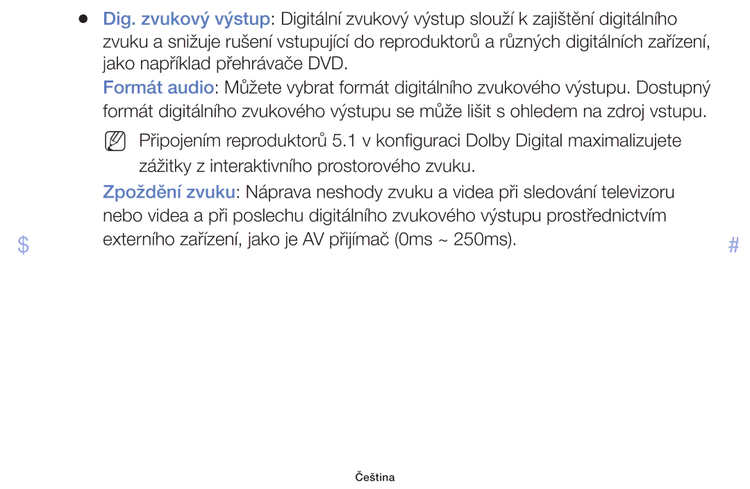 Samsung UE32F6100AWXBT, UE60F6170SSXZG, UE32F6100AWXZF, UE55F6100AWXZF, UE40F6100AWXZF manual Jako například přehrávače DVD 