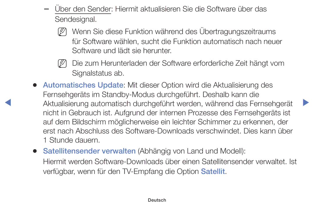 Samsung UE28J4100AWXXH, UE60J6150ASXZG, UE40J5170ASXZG manual Verfügbar, wenn für den TV-Empfang die Option Satellit 