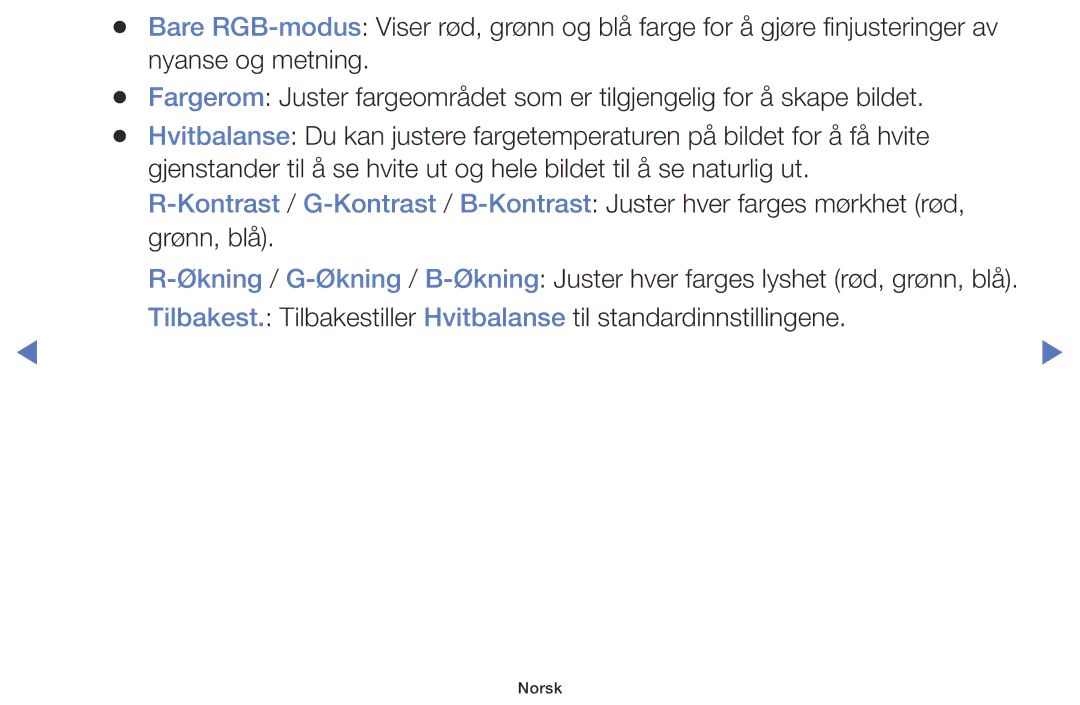 Samsung UE60J6175AUXXE, UE55J5105AKXXE, UE32J5005AKXXE, UE40J5005AKXXE, UE48J5005AKXXE manual Norsk 