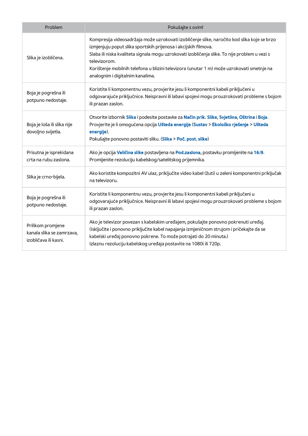 Samsung UE48H8000STXXH, UE65H8000STXXH, UE55H8000STXXH manual Energije 