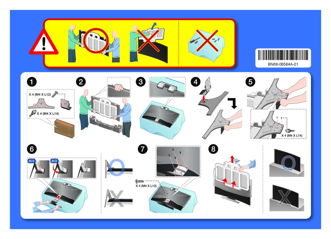 Samsung UE65HU7200UXUZ, UE65HU7200UXRU, UE55HU7200UXUZ, UE55HU7200UXRU, UE55HU7200UXMS, UE65HU7200UXMS manual BN68-06584A-01 