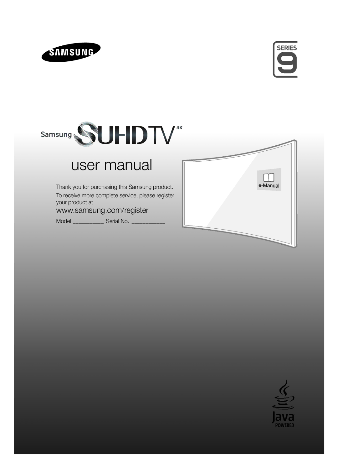 Samsung UE55JS9000TXXC, UE65JS9000TXXC, UE48JS9000TXZF, UE55JS9000TXZF, UE48JS9000TXZT, UE65JS9000TXZT, UE55JS9000TXZT manual 