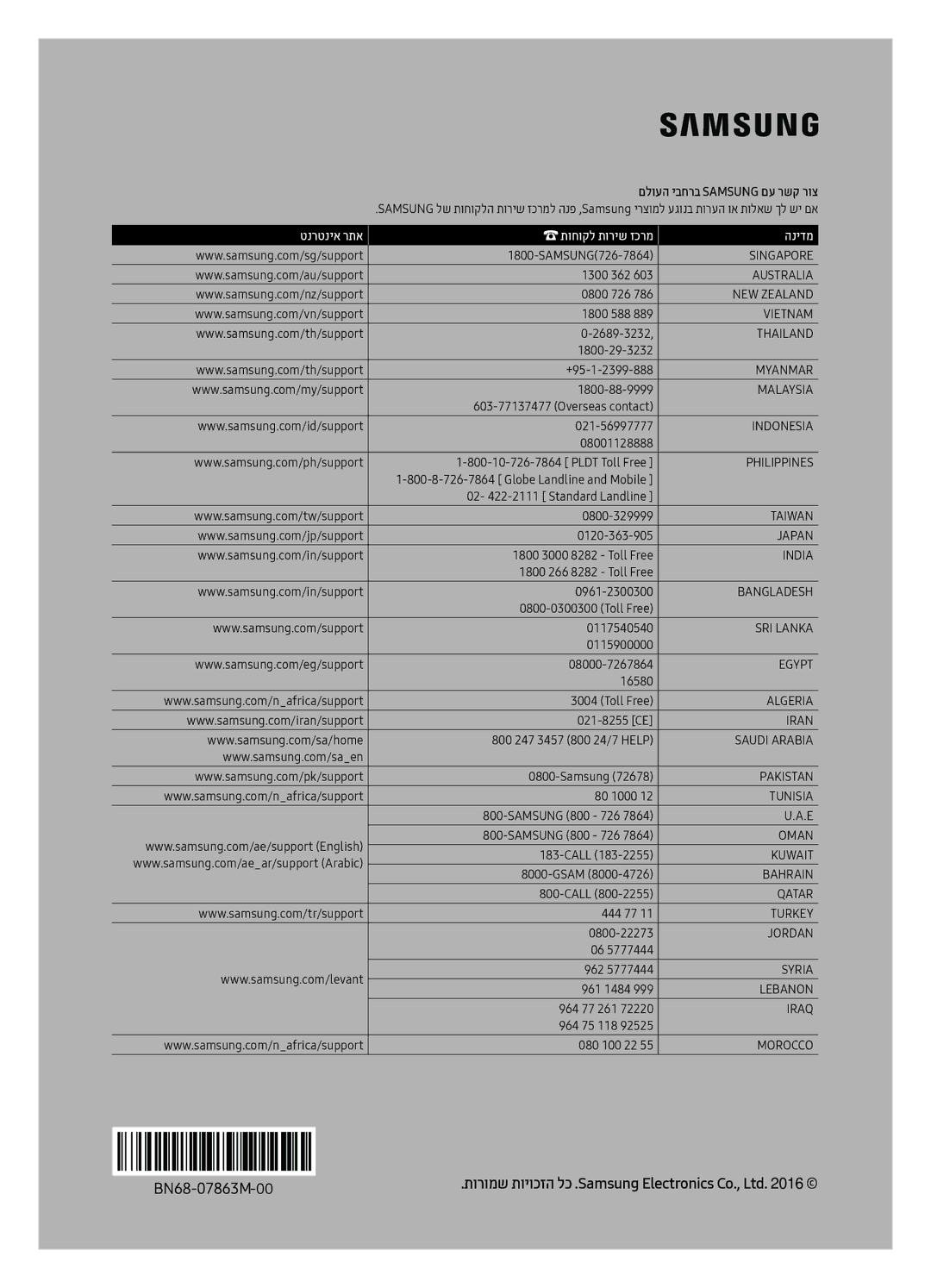 Samsung UE55KS8500UXSQ, UE65KS8500UXSQ, UE49KS8500UXSQ manual טנרטניא רתא תוחוקל תוריש זכרמ הנידמ 