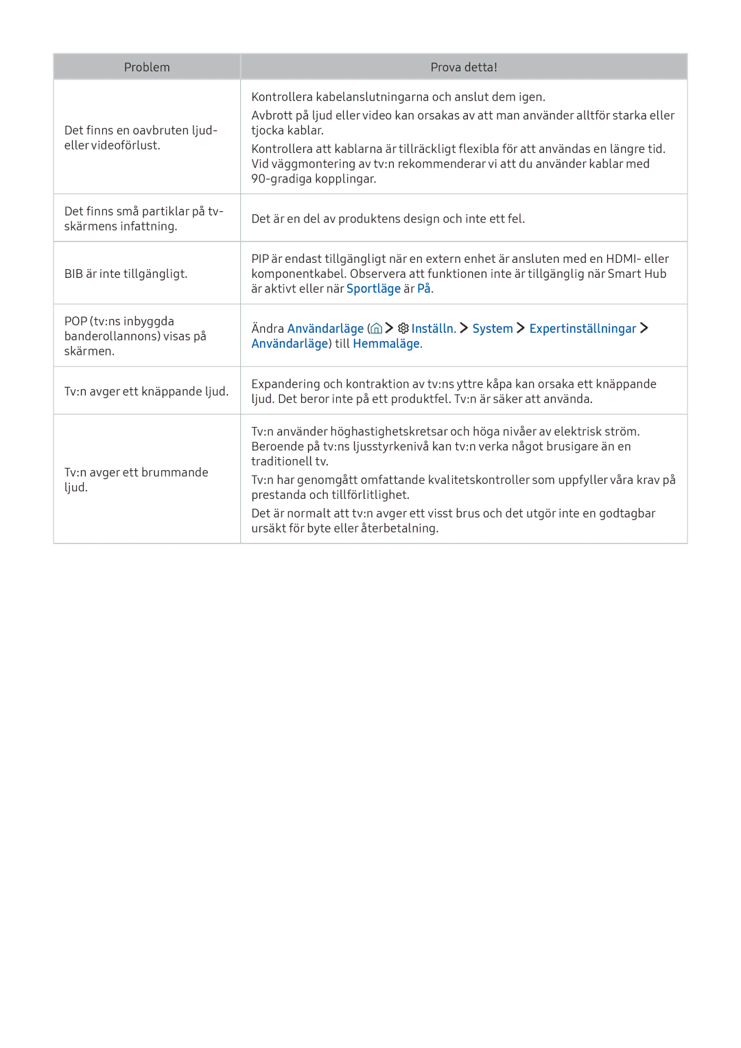 Samsung UE65KU6505UXXE, UE65KU6175UXXE, UE40KU6455UXXE, UE40KU6075UXXE, UE88KS9805TXXE manual Banderollannons visas på 