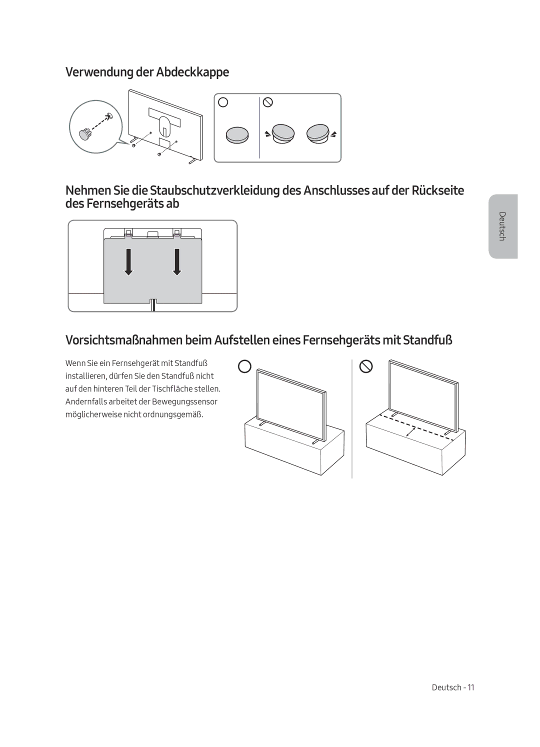 Samsung UE55LS003AUXZT, UE65LS003AUXZT manual Deutsch 