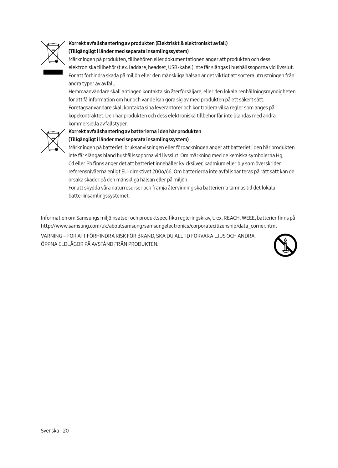 Samsung UE65MU6225KXXC, UE55MU6225KXXC, UE49MU6225KXXC manual Svenska 