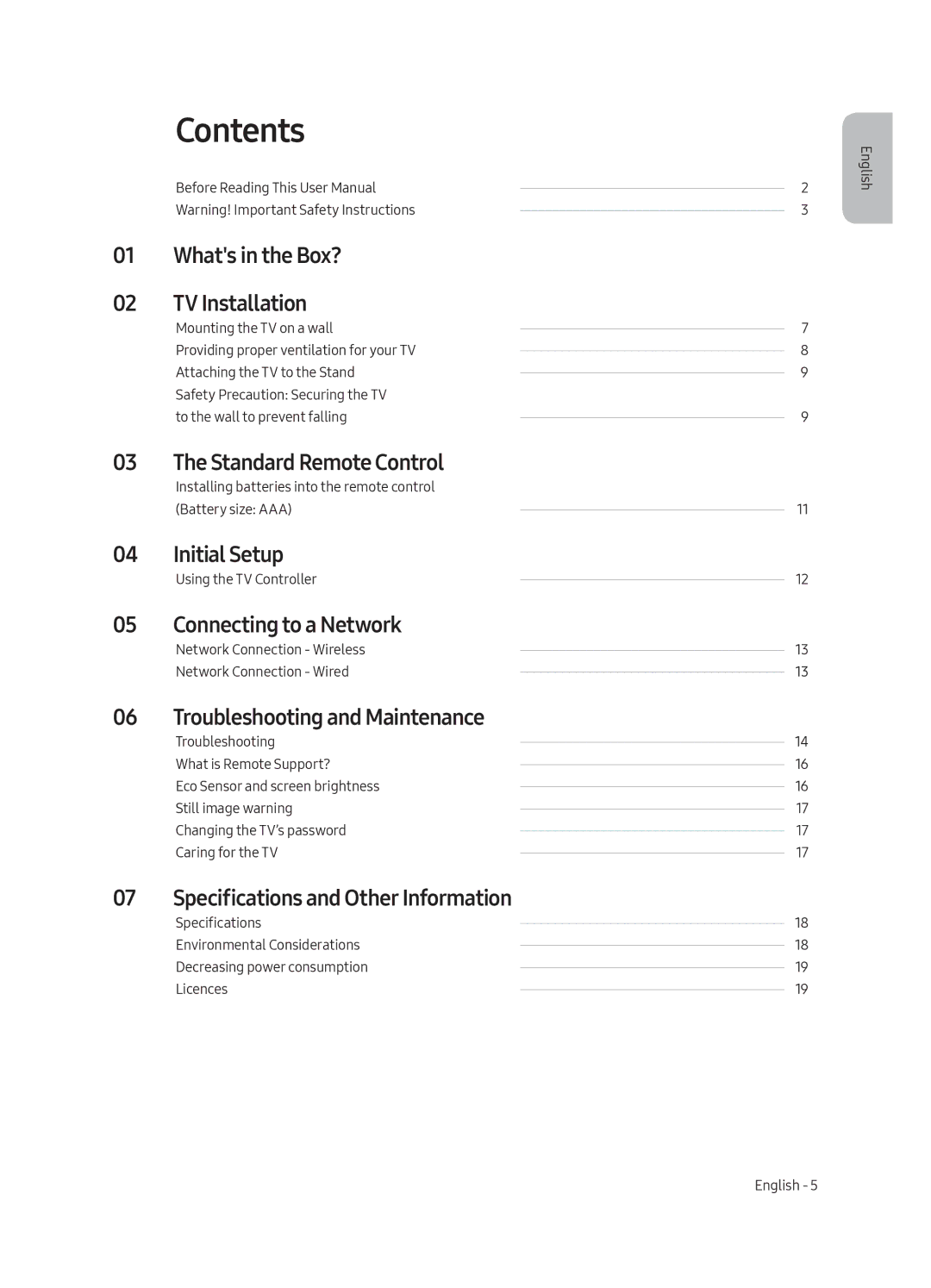 Samsung UE49MU6225KXXC, UE65MU6225KXXC, UE55MU6225KXXC manual Contents 