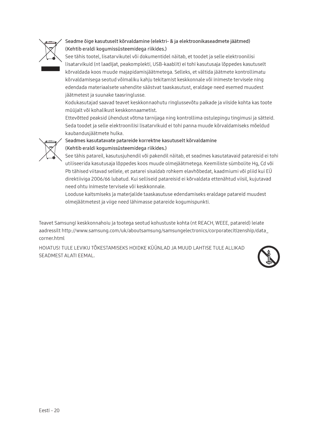 Samsung UE65NU7402UXXH manual Eesti 