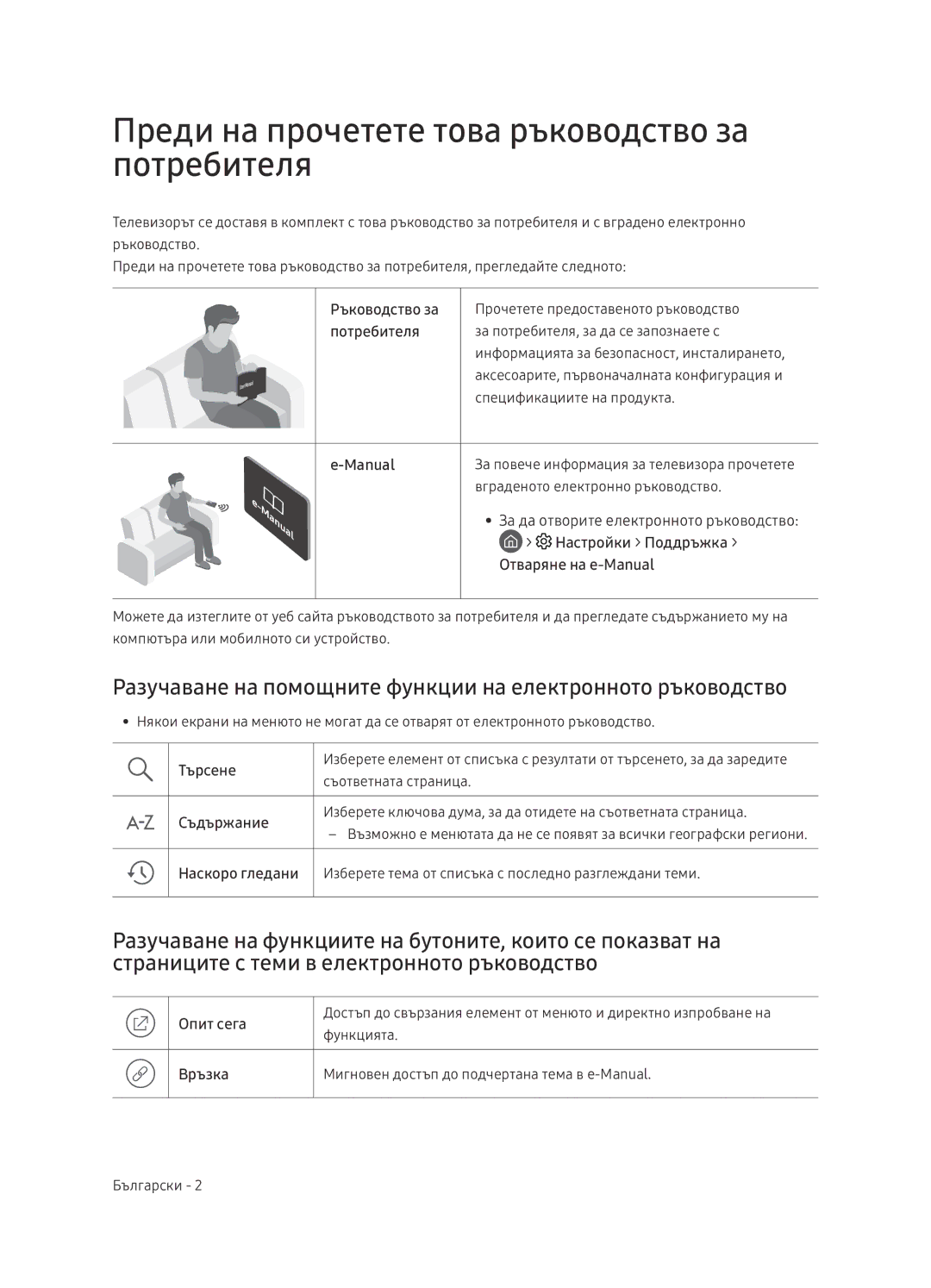 Samsung UE65NU7402UXXH manual Преди на прочетете това ръководство за потребителя 