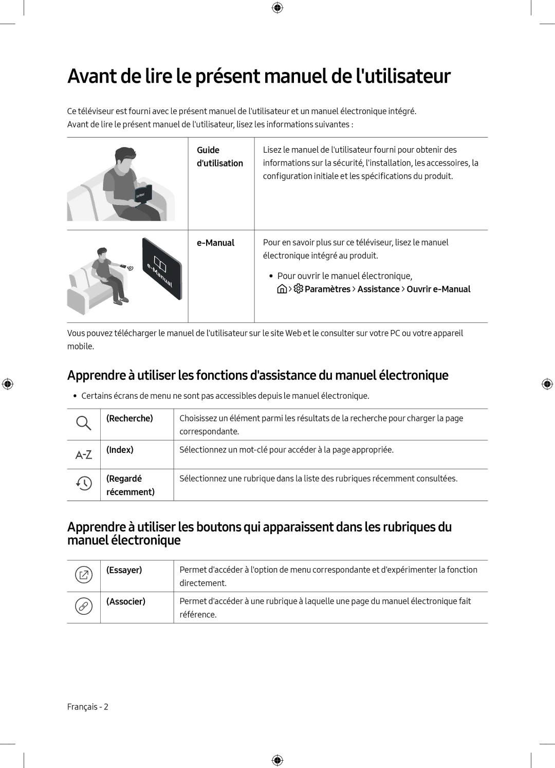 Samsung UE75MU6198UXZG manual Avant de lire le présent manuel de lutilisateur 