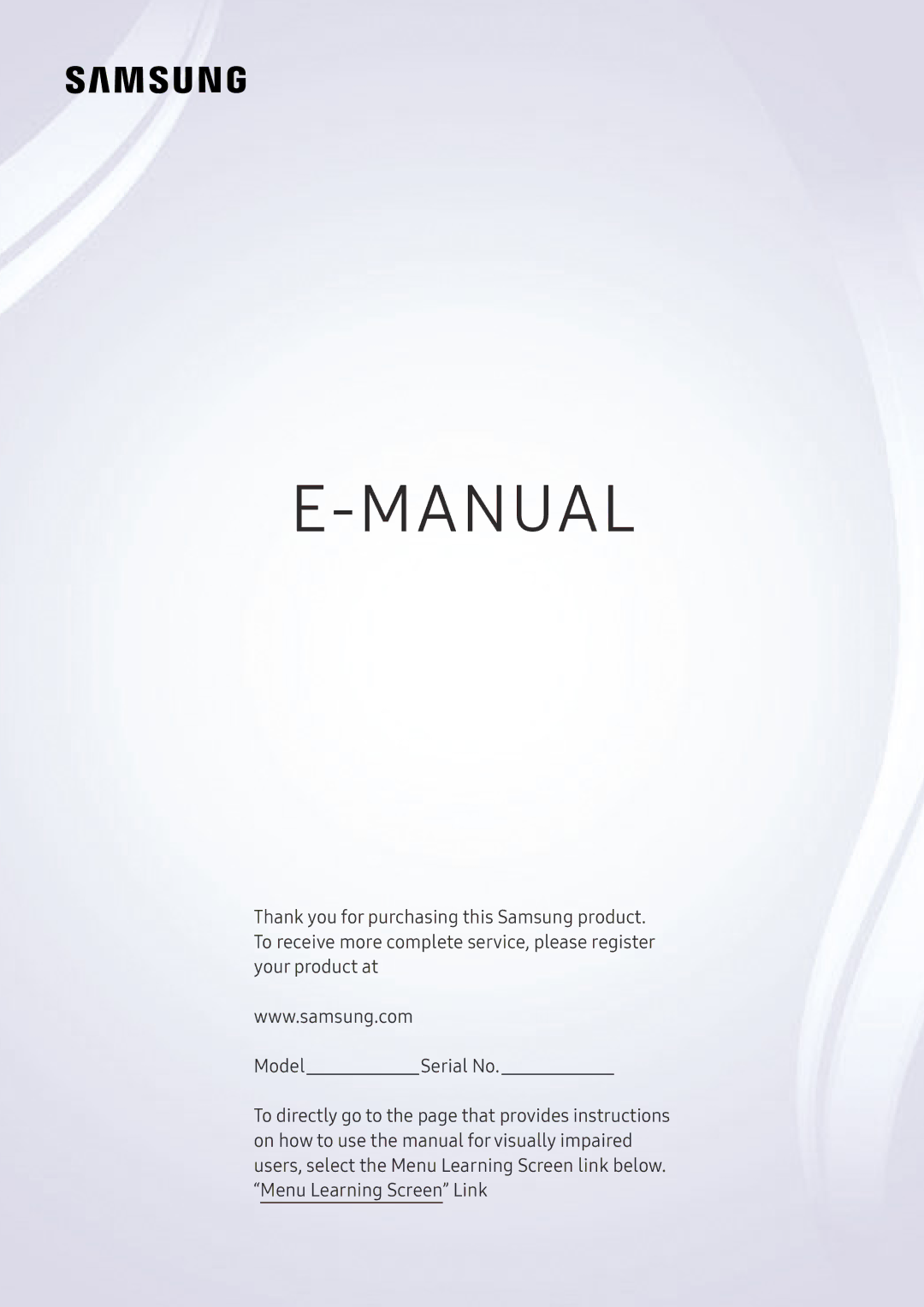 Samsung UE65NU7370UXZG manual Series 