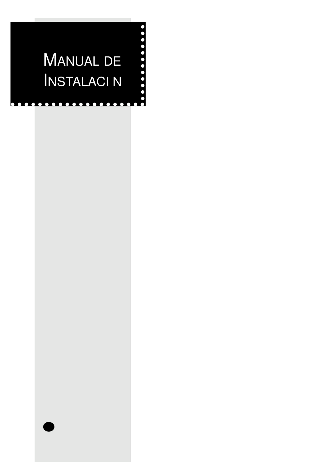 Samsung AM27A1C13, UM27A1C3, UM26A1C2, UM18A1C2, AM27A1C07, AM26A1C13, AM18A1C09 installation manual Manual DE Instalación 