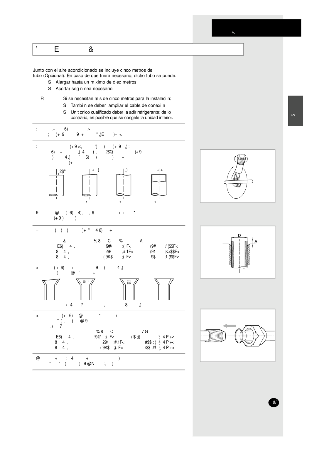 Samsung UM27A1C3, UM26A1C2, UM18A1C2, AM27A1C13, AM27A1C07, AM26A1C13, AM18A1C09 Reducción/Ampliación de Tubos, Pipe 