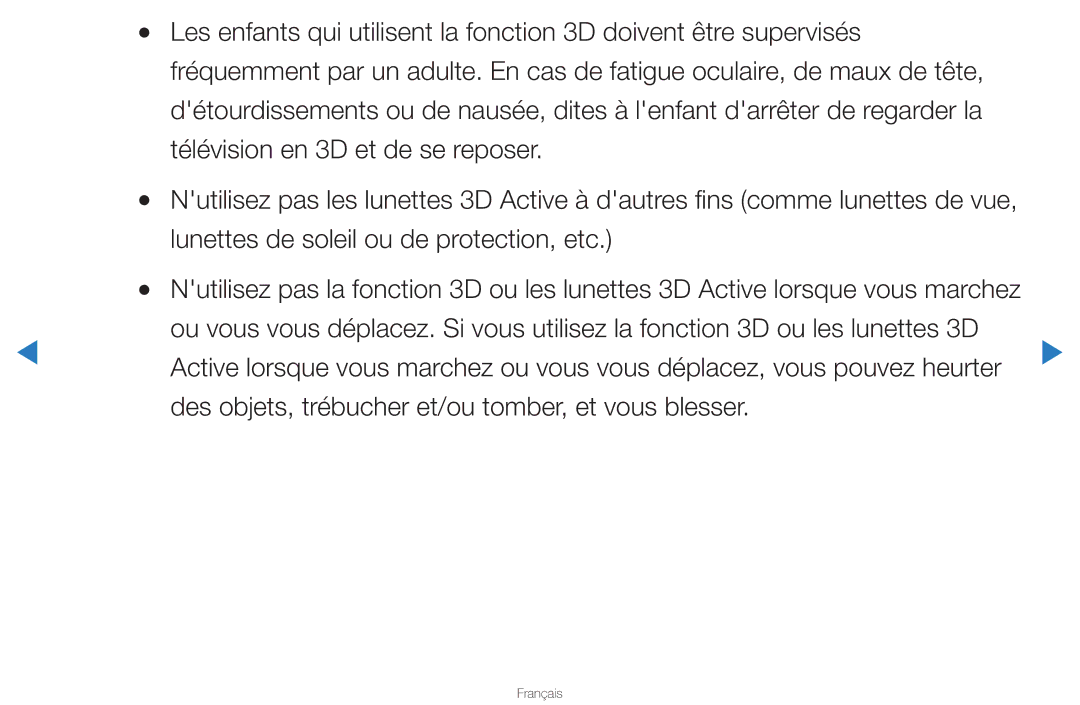 Samsung UN46D8000YFXZA manual Français 