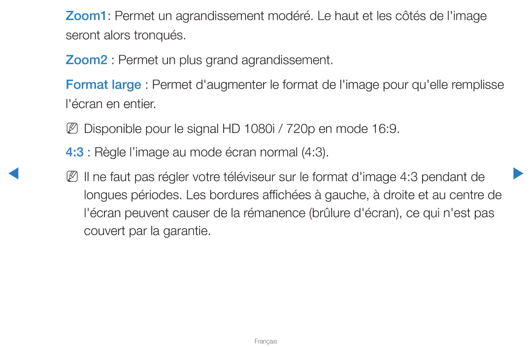 Samsung UN46D8000YFXZA manual Couvert par la garantie 