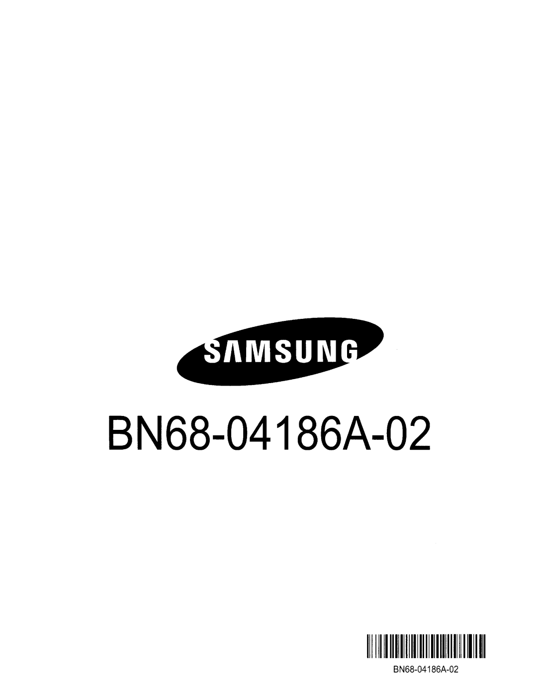 Samsung UN46ES6580 user manual BN68-04186A-02 