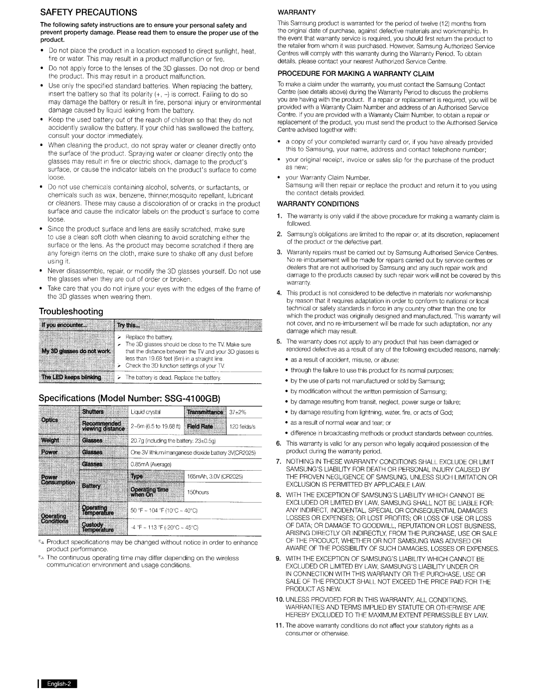 Samsung UN46ES6580 user manual Lntii@iW 