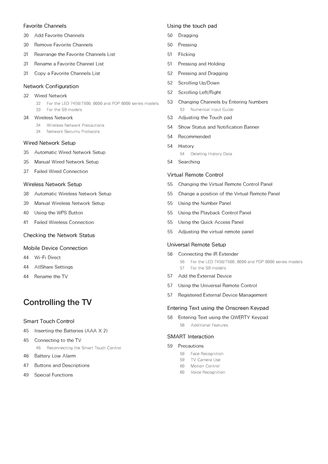 Samsung UN46F8000BF manual Controlling the TV 