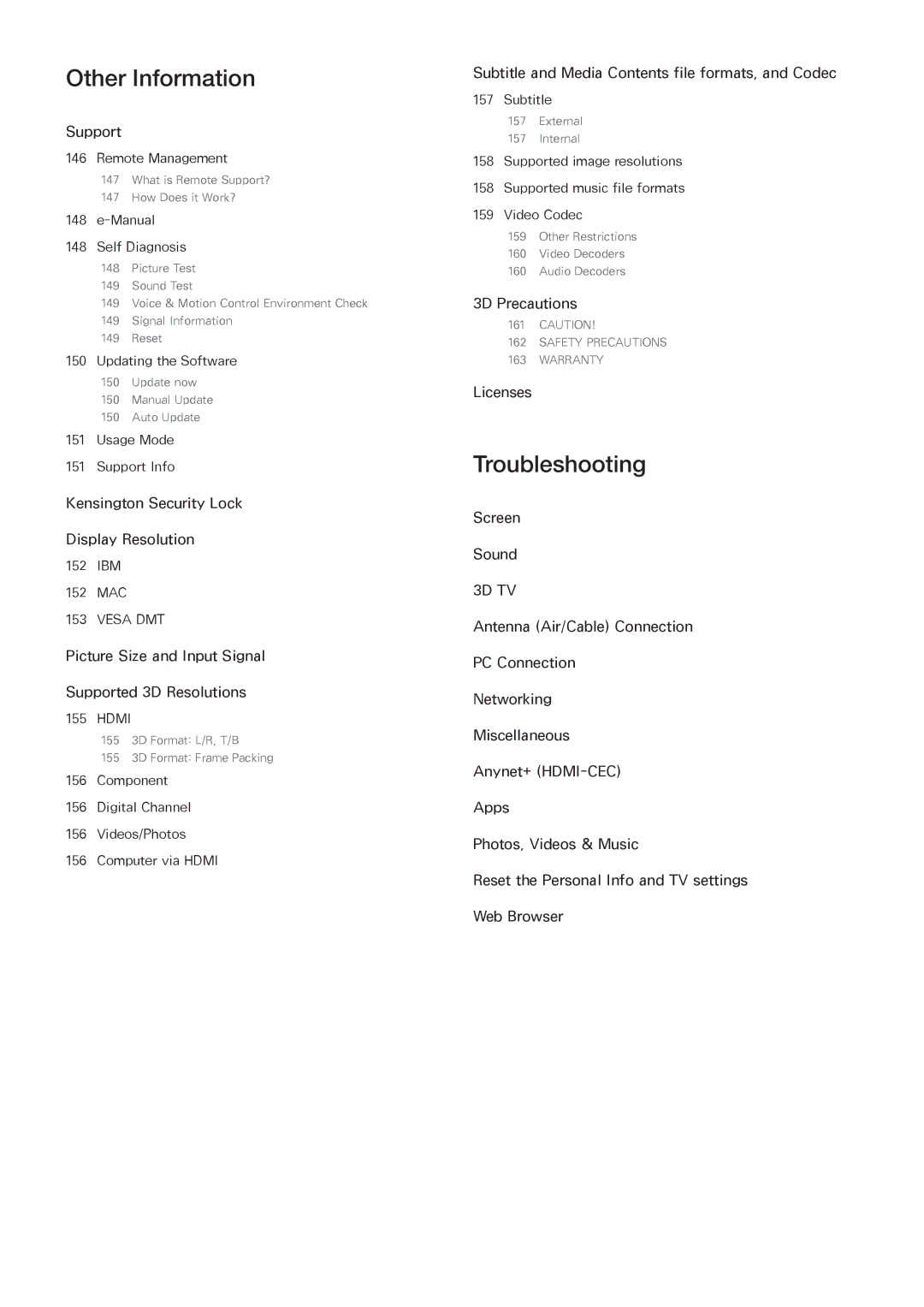 Samsung UN46F8000BF manual Other Information 