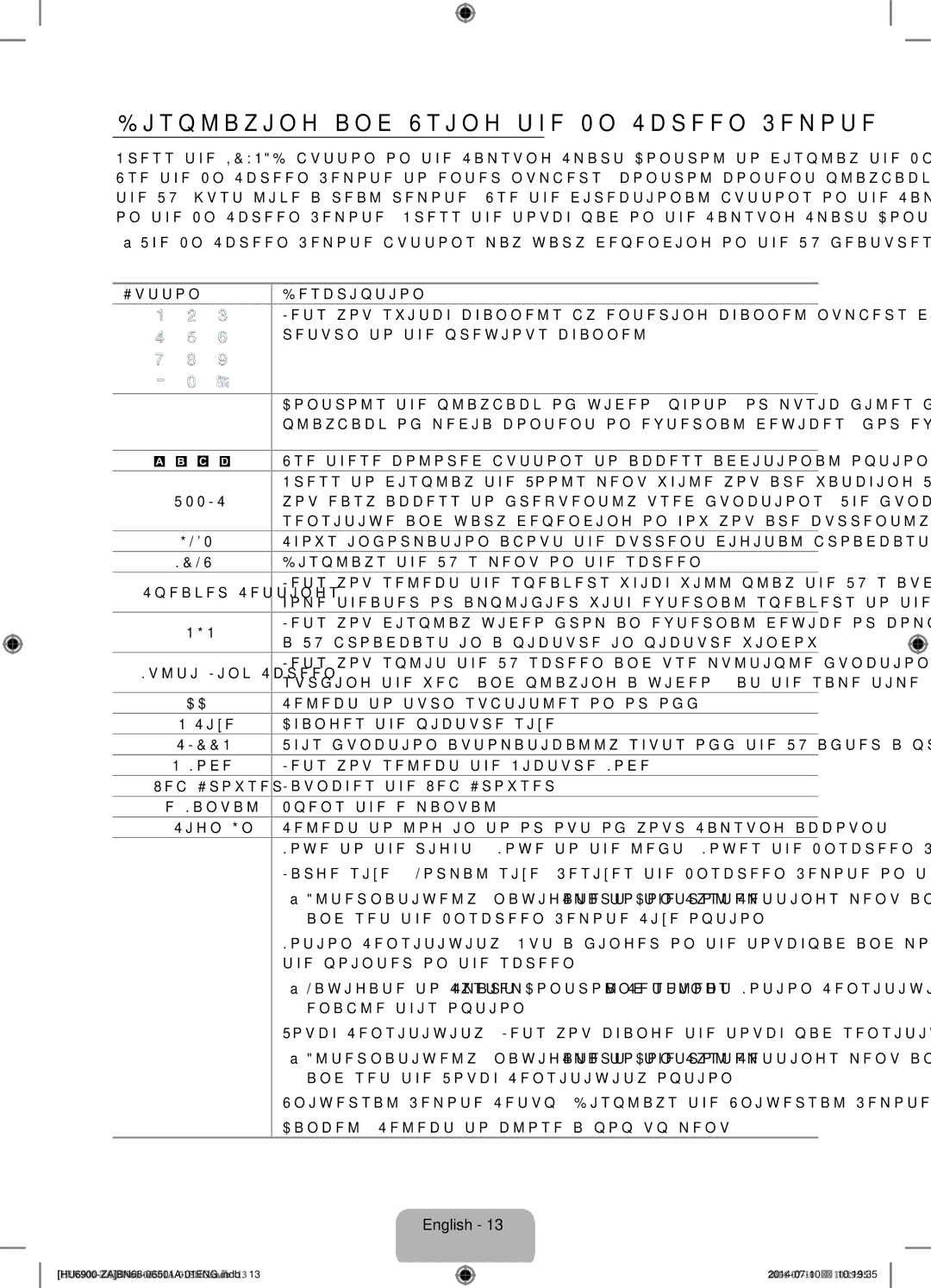 Samsung UN40HU6950, UN50HU6950 user manual Displaying and Using the On-Screen Remote, Set the Onscreen Remote Size option 