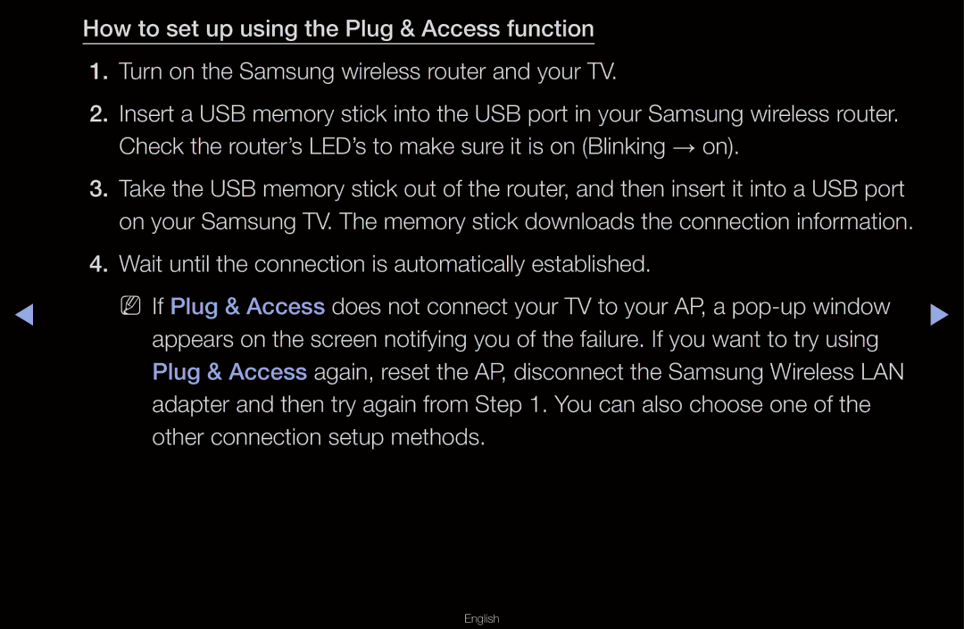 Samsung UN55D6000SF manual English 