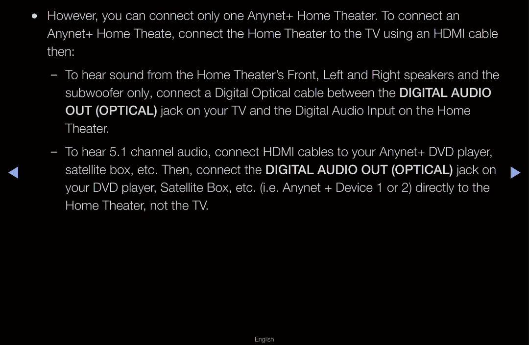 Samsung UN55D6000SF manual Then, Home Theater, not the TV 