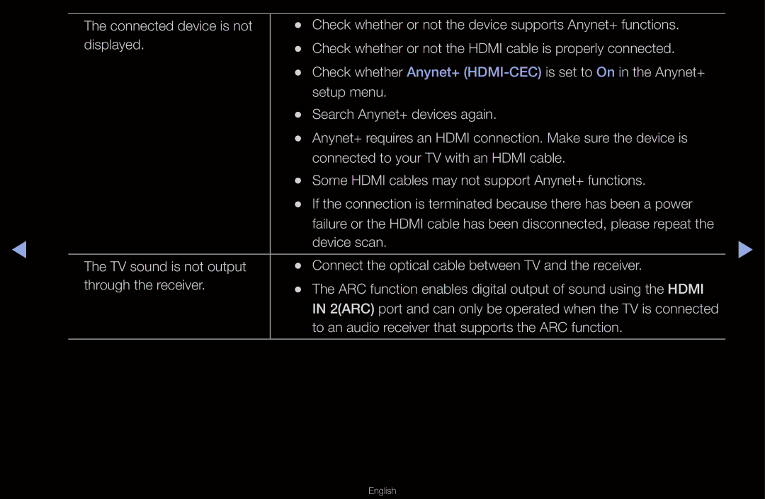 Samsung UN55D6000SF manual English 