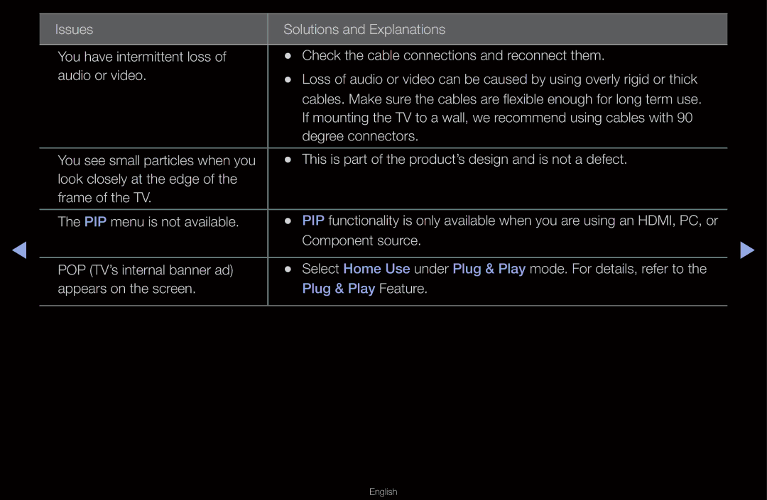 Samsung UN55D6000SF manual Plug & Play Feature 