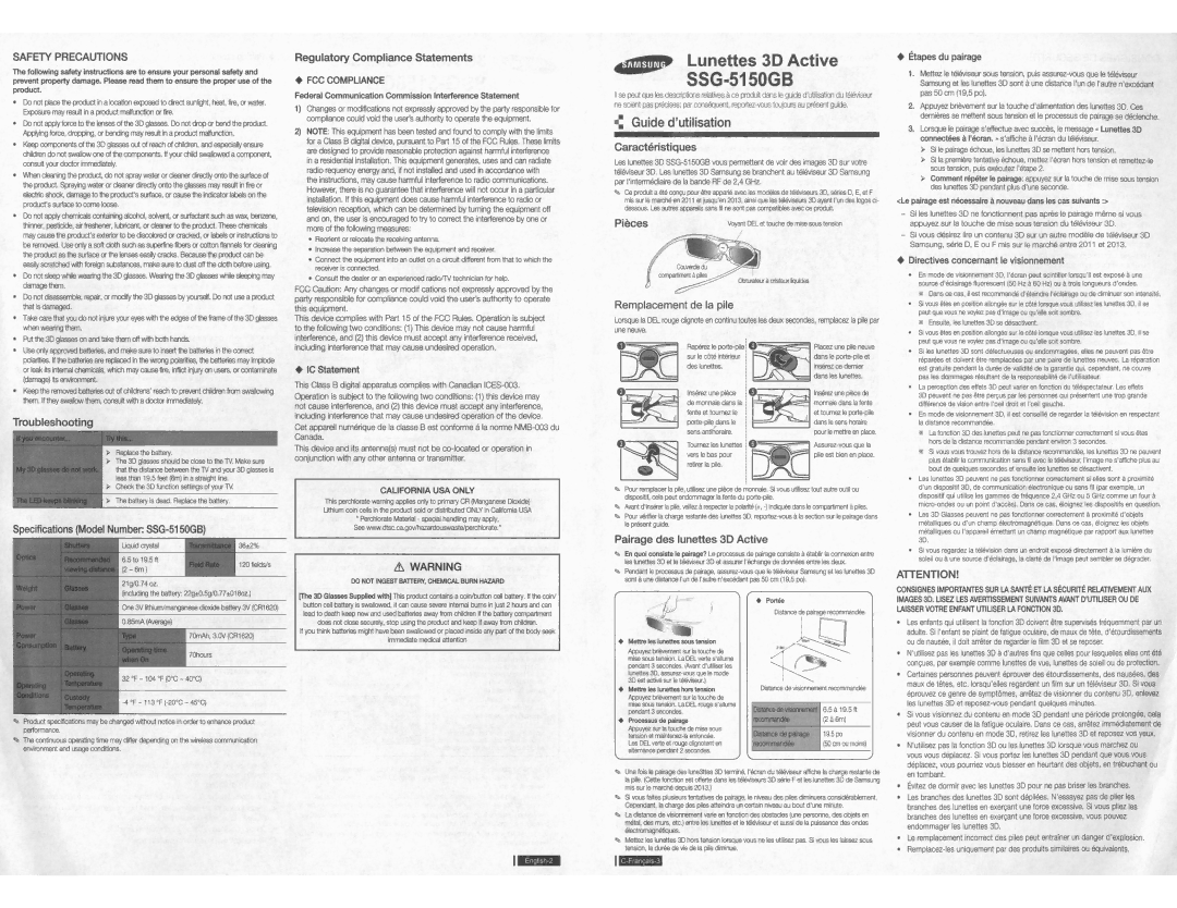 Samsung UN55H8000 manual 