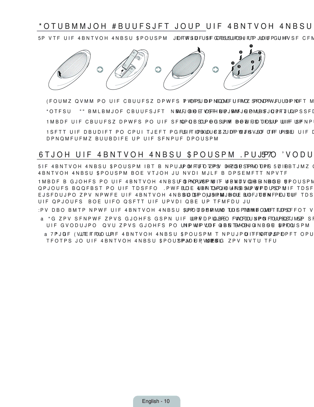 Samsung UN55HU6950 manual Installing Batteries into the Samsung Smart Control 