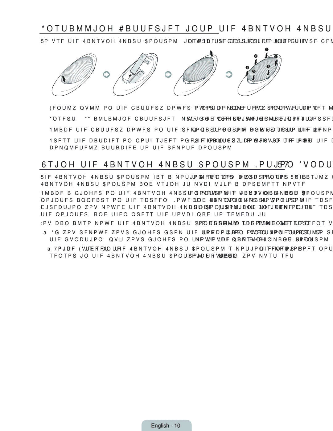 Samsung UN55HU7250 manual Installing Batteries into the Samsung Smart Control 