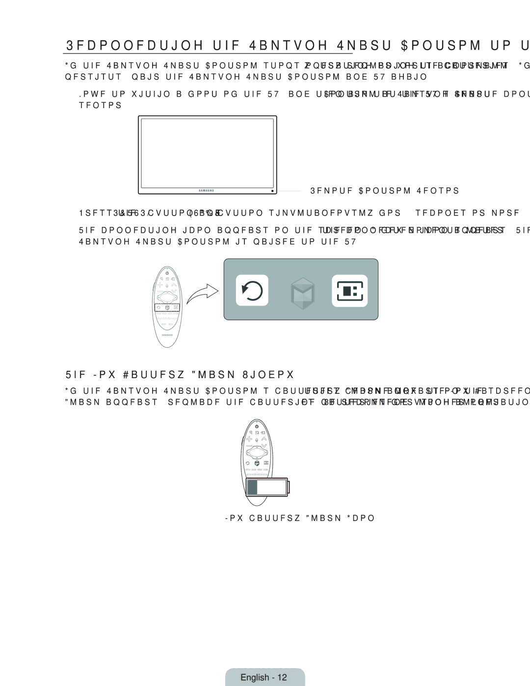 Samsung UN55HU7250 manual Reconnecting the Samsung Smart Control to the TV, Low Battery Alarm Window 