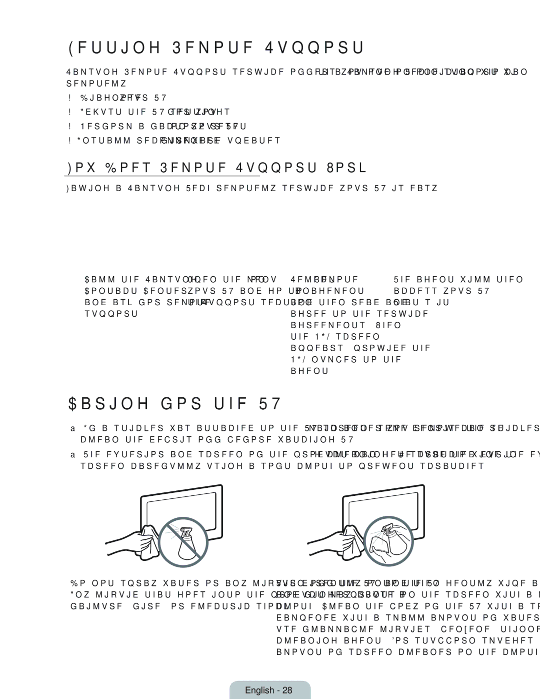 Samsung UN55HU7250 manual Getting Remote Support, Caring for the TV, How Does Remote Support Work? 