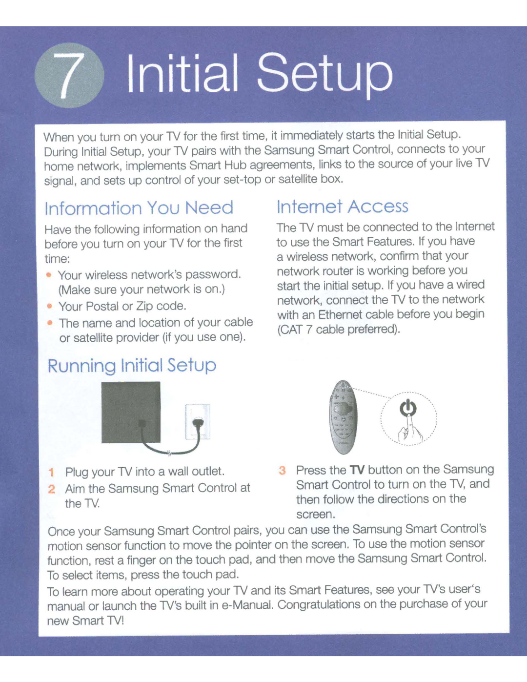 Samsung UN55HU8550 manual Information You Need 