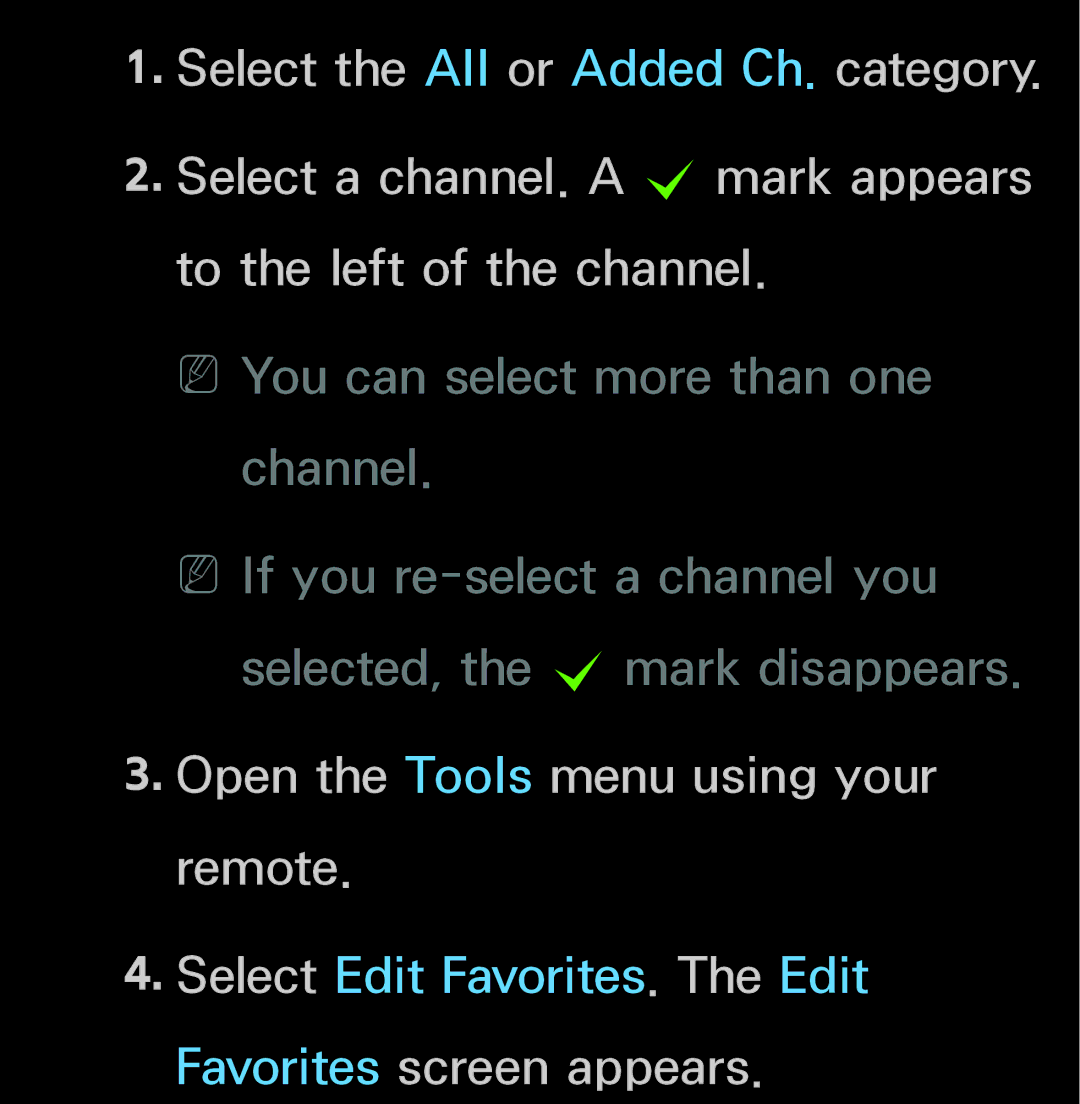 Samsung UN55ES6150, UN60FH6200 manual Open the Tools menu using your remote 