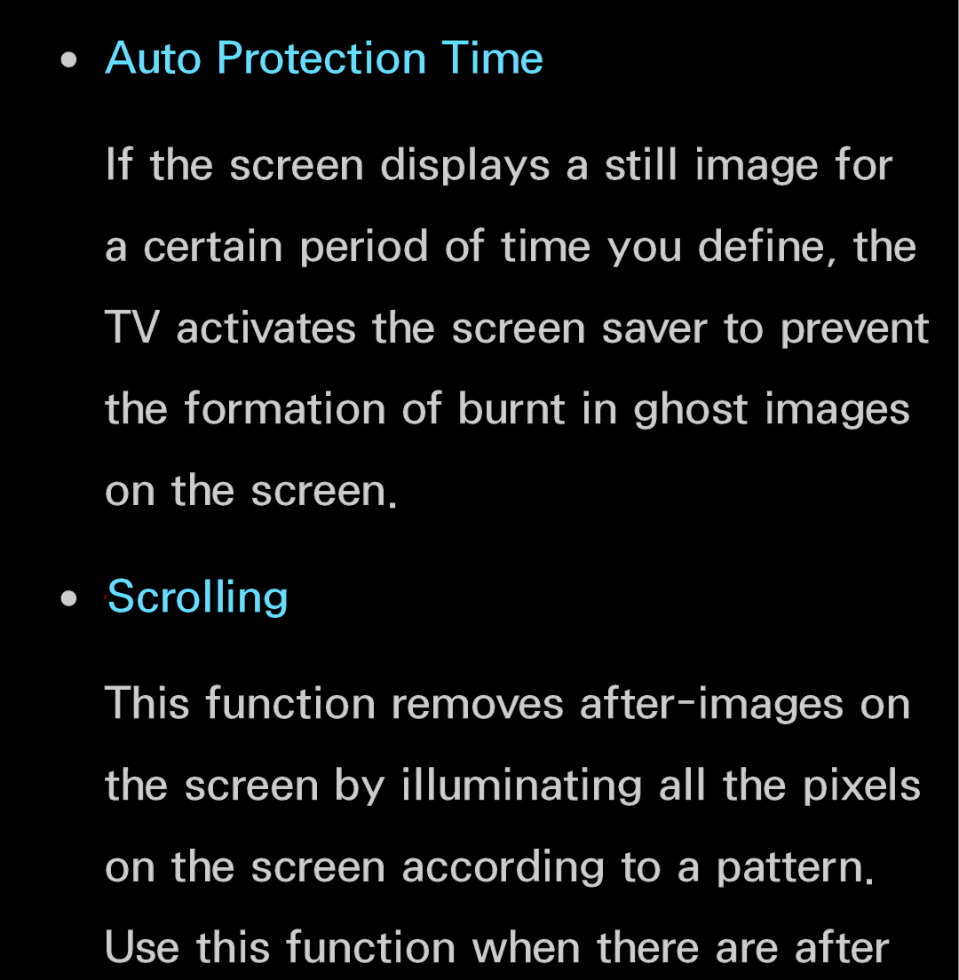 Samsung UN60FH6200, UN55ES6150 manual ℓScrolling 