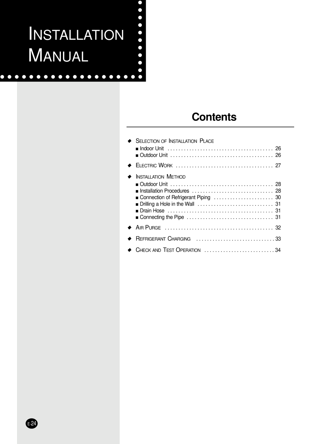 Samsung UPC3240C, APC3240C installation manual Installation Manual 