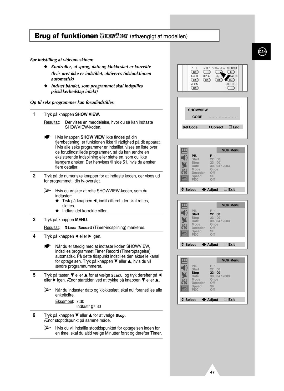 Samsung UW28J10VD5XXEC, UW21J10VD5XXEC manual Brug af funktionen afhængigt af modellen 