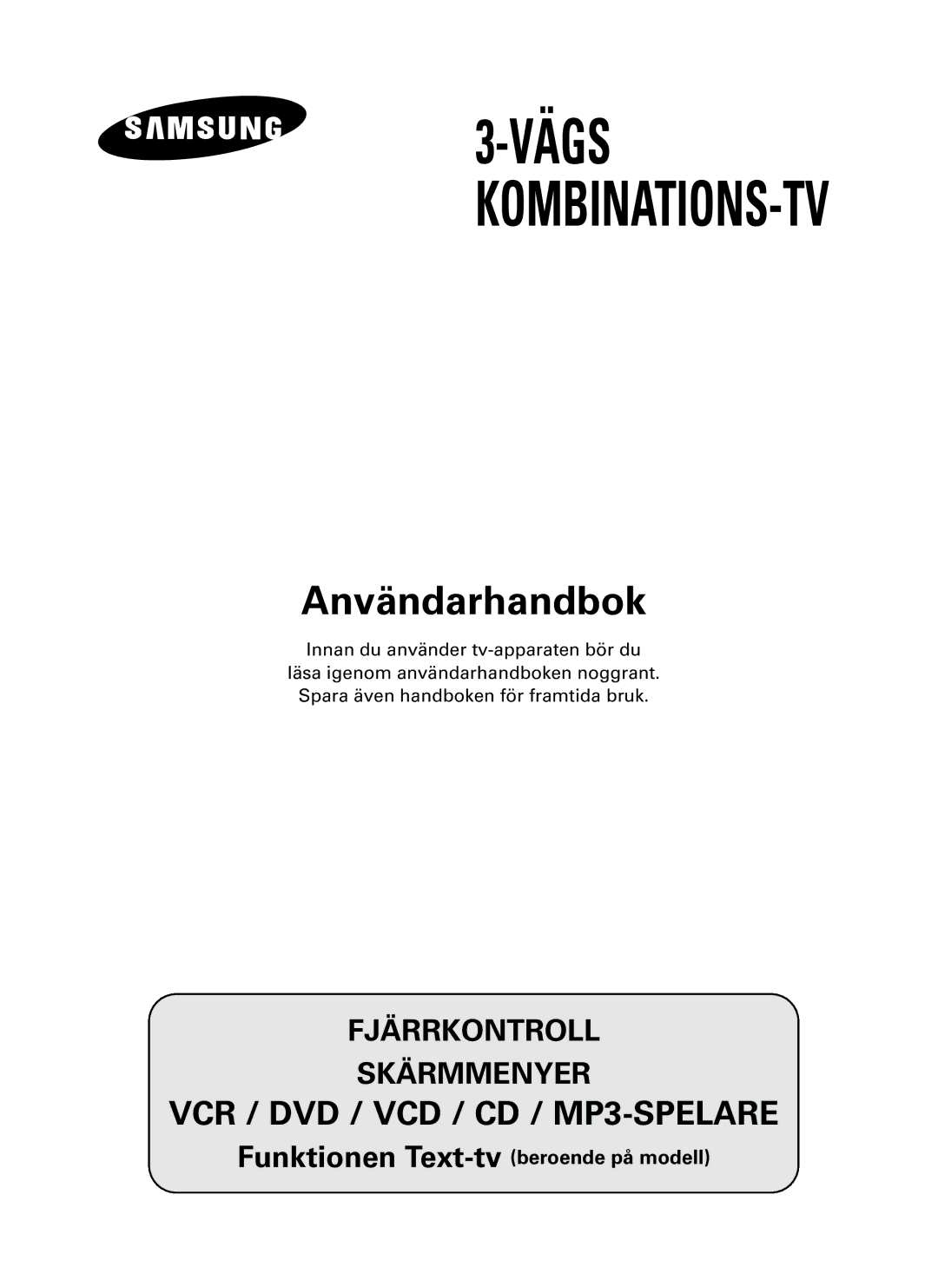 Samsung UW28J10VD5XXEC, UW21J10VD5XXEC manual Användarhandbok 