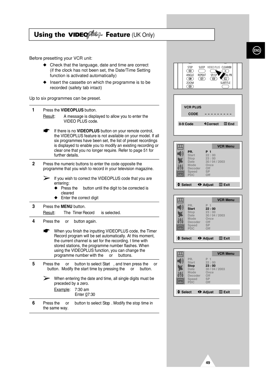 Samsung UW21J10VD5XXEG, UW28J10VD5XXEG, UW21J10VD5XXEC, UW28J10VD5XXEC, UW21J10VD5XXEF, UW28J10VD5XXEU manual Using 