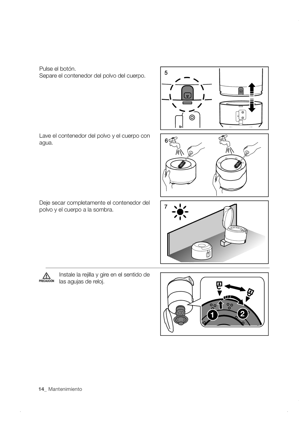 Samsung VC06H70E0HB/ET manual Mantenimiento 