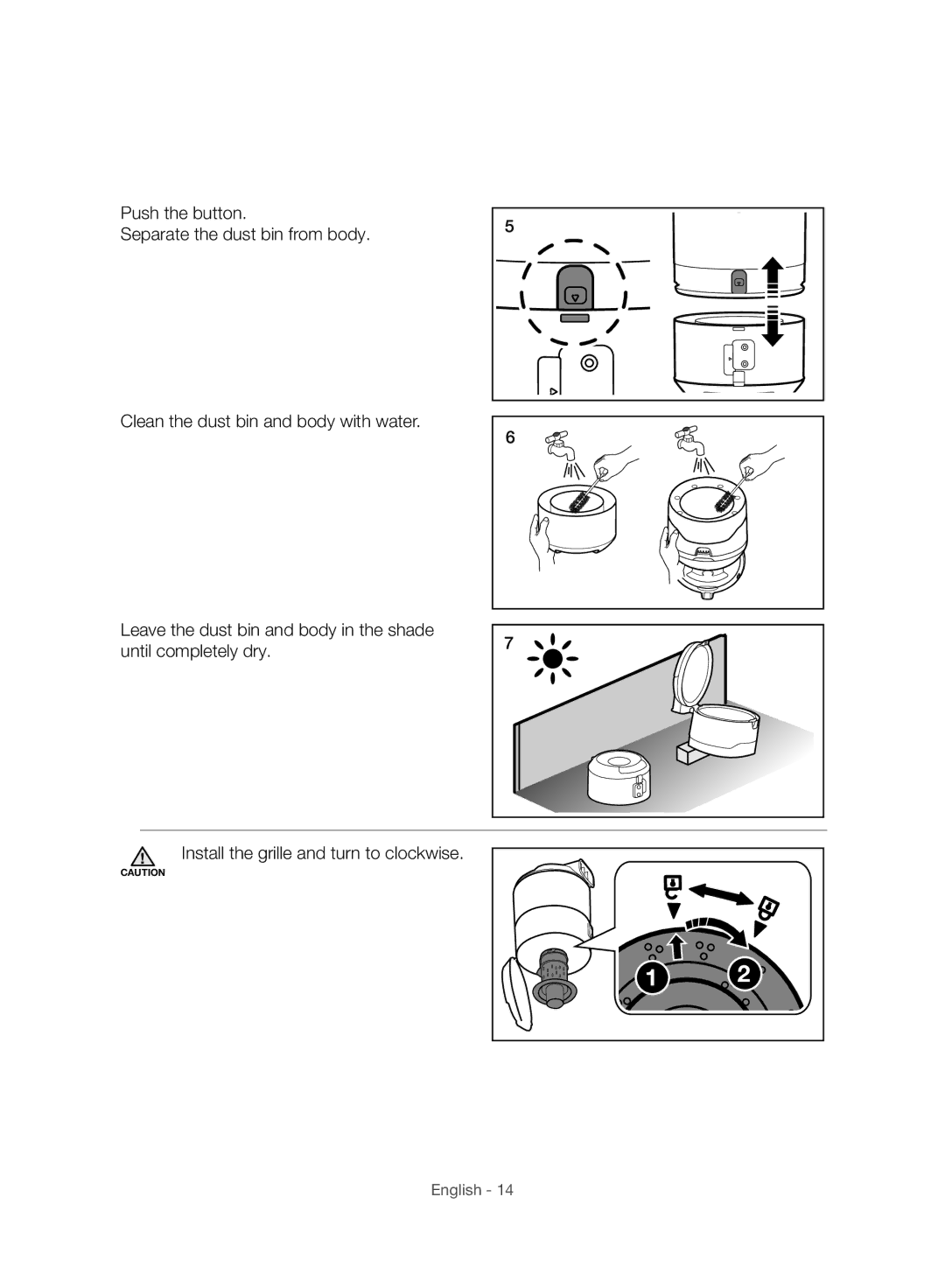 Samsung VC06H70E1HC/SW manual English 