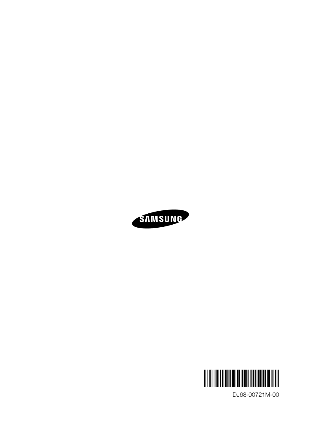 Samsung VC06H70F0HD/ET, VC06H70F0HD/GE, VC06H70F0HD/SB, VC06H70F0HD/EN manual DJ68-00721M-00 