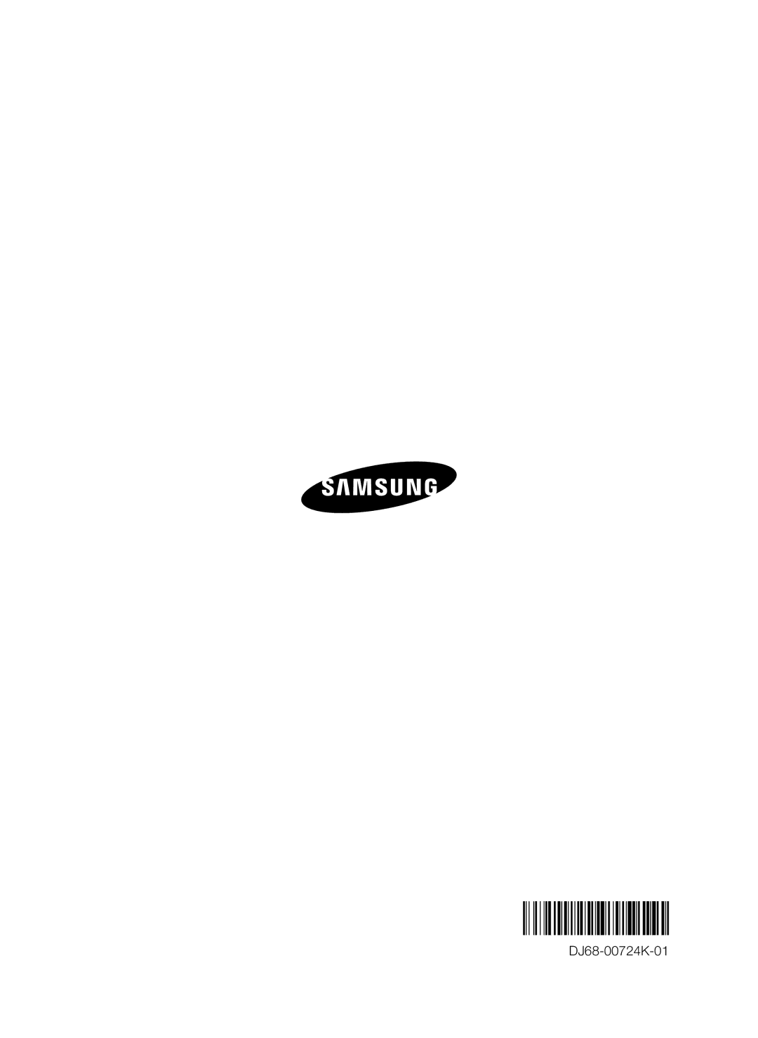 Samsung VC07H40E0VR/EF, VC07H40E0VR/EN, VC07H40F0VB/EF, VC07H40F0VB/GE, VC07H40H0VB/GE, VC07H40E0VR/SB manual DJ68-00724K-01 