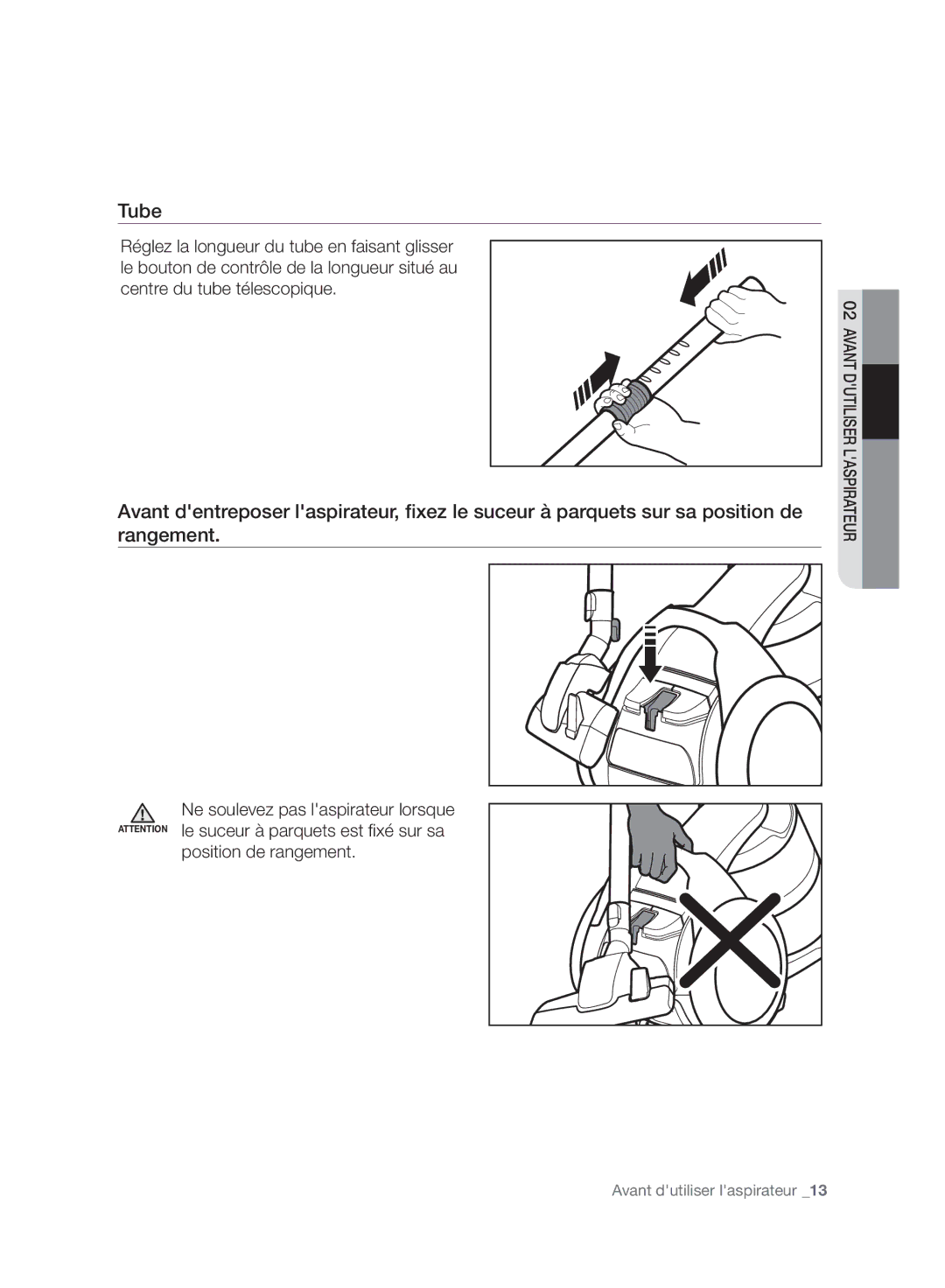 Samsung VC07H8150HQ/EF manual Tube 