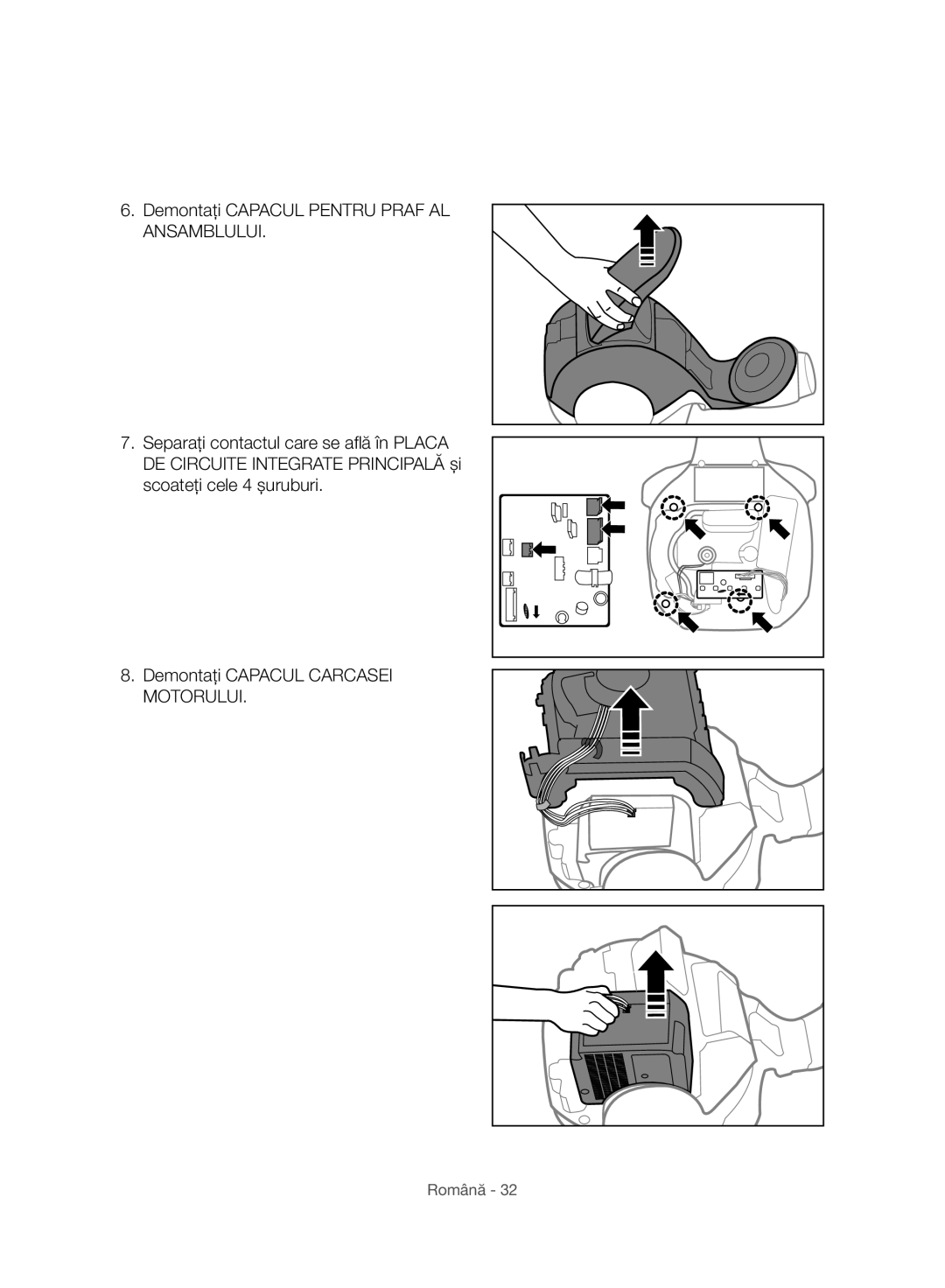 Samsung VC07H8150HQ/GE manual Română 