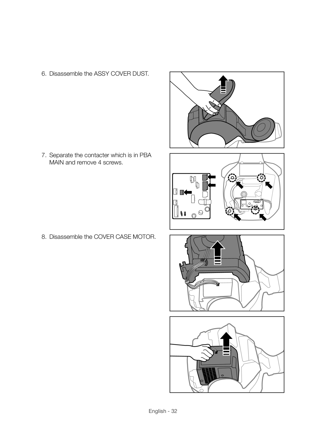 Samsung VC07H8150HQ/GE manual English 