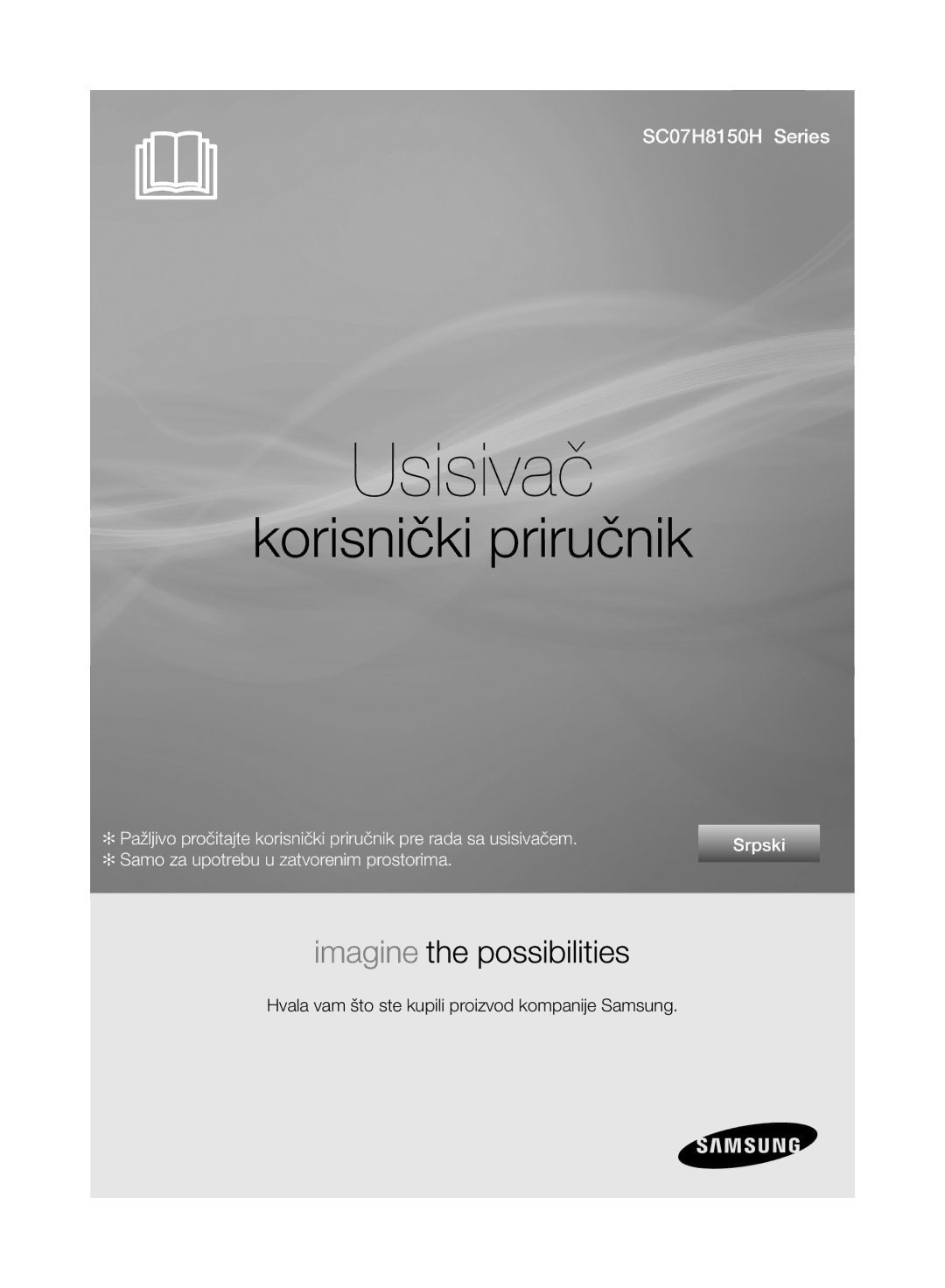 Samsung VC07H8150HQ/GE manual Usisivač 